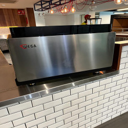 WEGA PEGASO 2 GROUP BLACK ESPRESSO COFFEE MACHINE