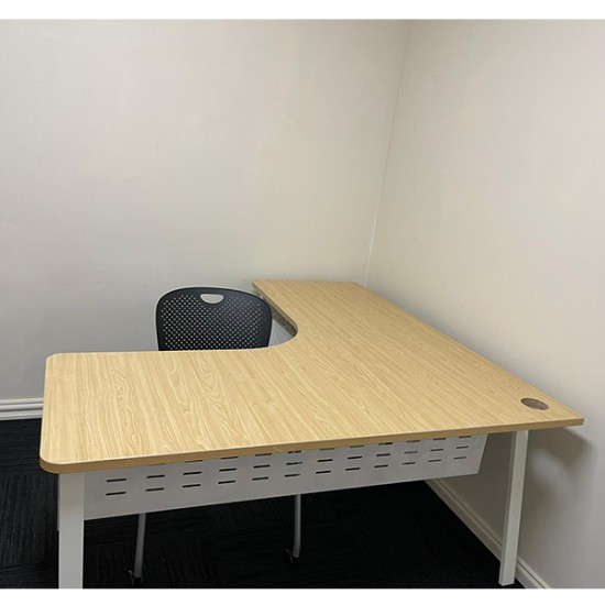 White Corner Desk 