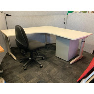 Price 130 only  for Corner desk ➕$ 30 Chair ➕ $ 25 Drawer, rrp approx 1100! Clearance sale stock at our warehouse .we have many options in terms for size style type colour of the desk, chair and drawers
