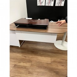 Office Desk With Privacy Screen