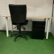 desk chair and storage set office desk , home office desk, student desks and tables