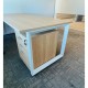 Office Corner Desk with Privacy Screen