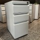 Mobile File Pedestal - 3-Drawer, Security Lock, Recessed Handle