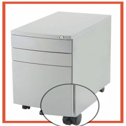 BISLEY – Note™ fixed pedestal, with 2 universal drawers, 1 suspension file drawer