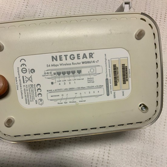 Netgear WGR614v7 — 54 Mbps Wireless Router