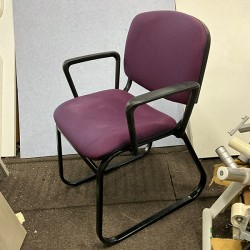 Visitor Fabric Chair In Good Condition