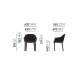 Vitra Softshell Chair four legged base