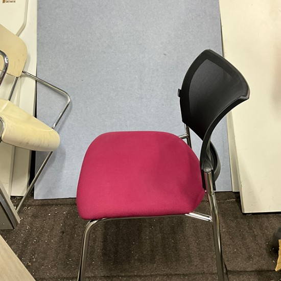 Premium Quality Stackable Mesh Chair In Good Condition