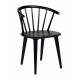 Cafeteria Chair (Single) (Black)