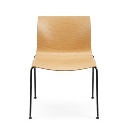 Arper Catifa 53 legno Chair In Good Condition