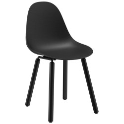 New dining chair PP with metal leg living room chair