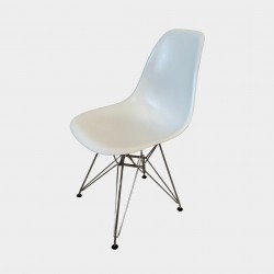 The Eames DSR Fiberglass Side Chair