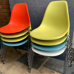  Herman Miller Eames DSS Stacking Side Chair 