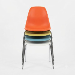  Herman Miller Eames DSS Stacking Side Chair 