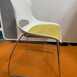 Jesper Office	White Dining Chair