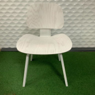 DCW Chair of Molded Oak by Charles Eames for Vitra, 1990s