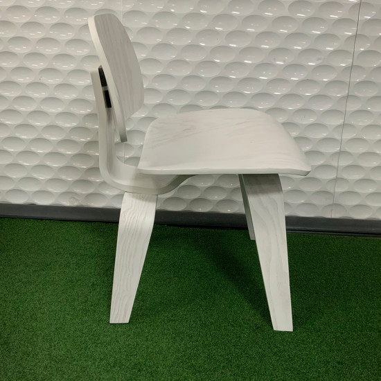 DCW Chair of Molded Oak by Charles Eames for Vitra, 1990s