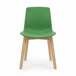 Enea Dal Acti Wooden 4 Leg Chair