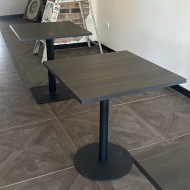 Black Top With Verona Base Coffee Table In Good Condition