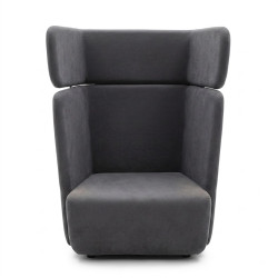 Softline Basket Chair High For Lounge In Good Condition