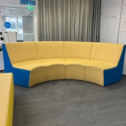 Keith Melbourne Curved Seat Sofa For Lounge In Good Condition