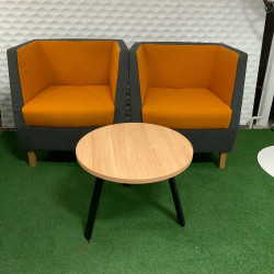 Mid Back Sofa For Lounge Area In Good Condition