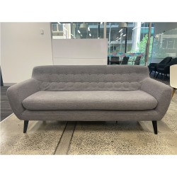 Ziggy Three (3) Seater Scandinavian Fabric Sofa For Lounge Area In Good Condition