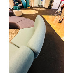 Zenith Mid Back Ottoman For Lounge Area In Good Condition