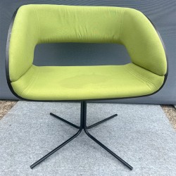 Armchair With Metal Base In Good Condition