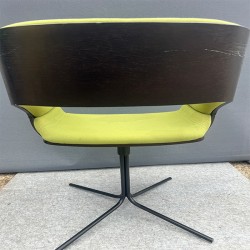 Armchair With Metal Base In Good Condition