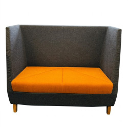 Booth High Back Sofa For Lounge In Good Condition