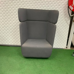 Softline Basket Chair High For Lounge In Good Condition