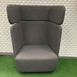 Softline Basket Chair High For Lounge In Good Condition