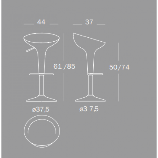 Magis Bombo Bar Stool In Good Condition