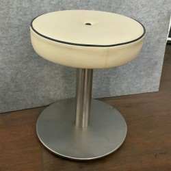 Round Office Stool Chair Adjustable Height Sit Stand Stool 360 Stool In Good Condition