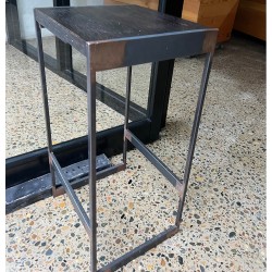 Metal Bar Stool In Good Condition