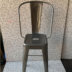 Tolix Stool H High Backrest