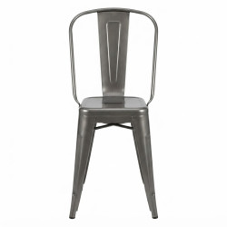 Tolix Stool H High Backrest