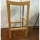 Backless Barstool Natural In Good Condition