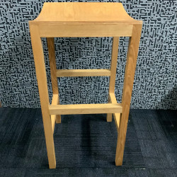 Backless Barstool Natural In Good Condition