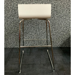 IKEA Sebastian Bar Stool White In Good Condition