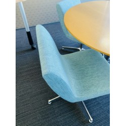 Fabric withoutarm chair