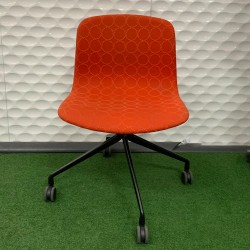 Fabric Meeting Chair In Good Condition