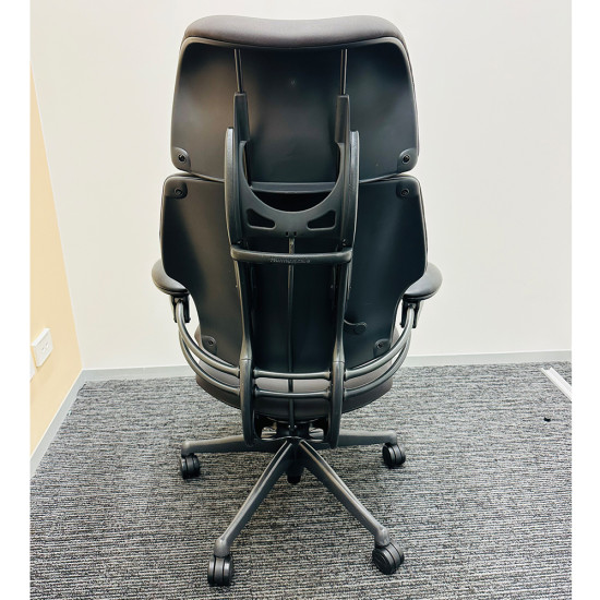 Humanscale Freedom Headrest High Back Task Chair - Black Fabric