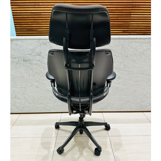 Humanscale Freedom Headrest High Back Task Chair - Black Fabric