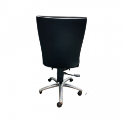 Premier Mid Back Black Fabric Chair