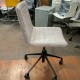 Pixel Swivel Chair Fabric Upholstery on Black base with castors