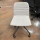 Pixel Swivel Chair Fabric Upholstery on Black base with castors