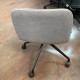 Pixel Swivel Chair Fabric Upholstery on Black base with castors