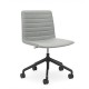 Pixel Swivel Chair Fabric Upholstery on Black base with castors